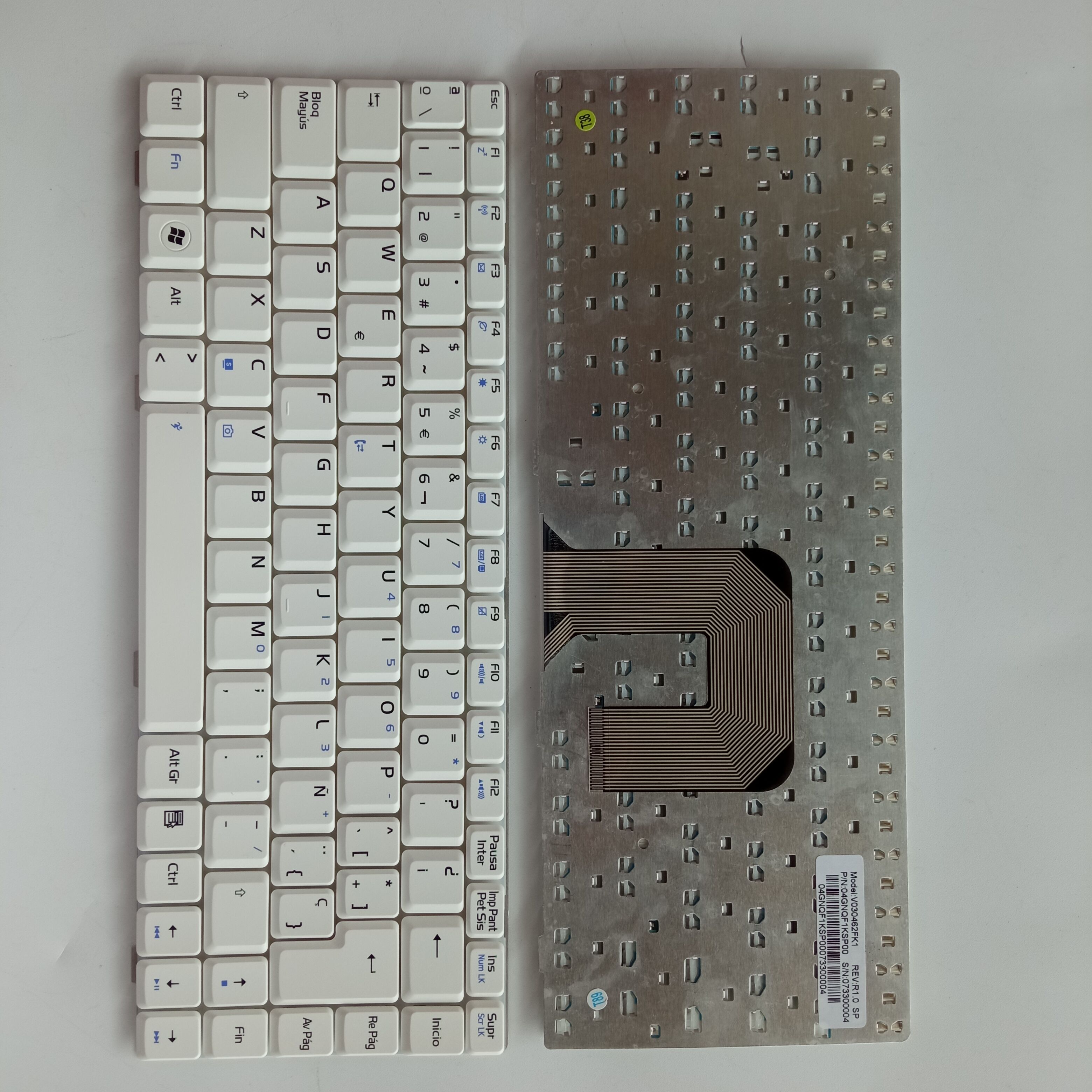 Picture of New Replacement Laptop Keyboard For ASUS F6/F9 WHITE SP Layout